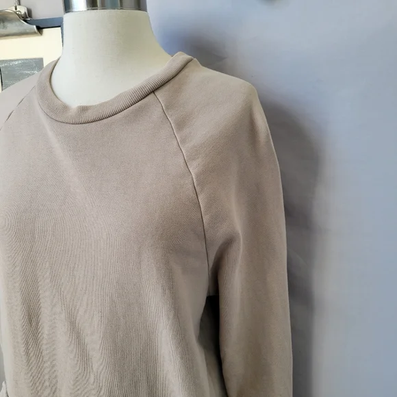 Everlane Track Organic Cotton Crew Neck Pullover Sweatshirt M - Picture 4 of 16
